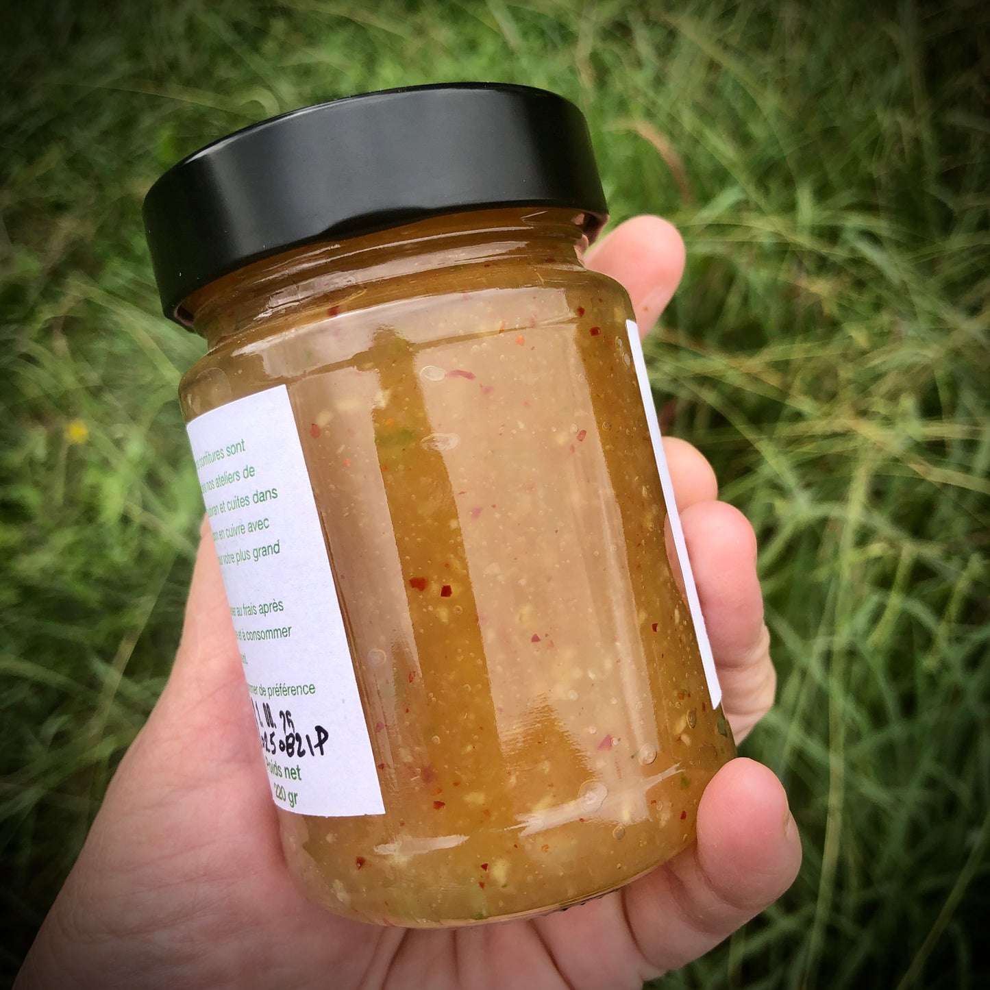 Confiture Pâtisson/ Citron vert/ Piment d'Espelette