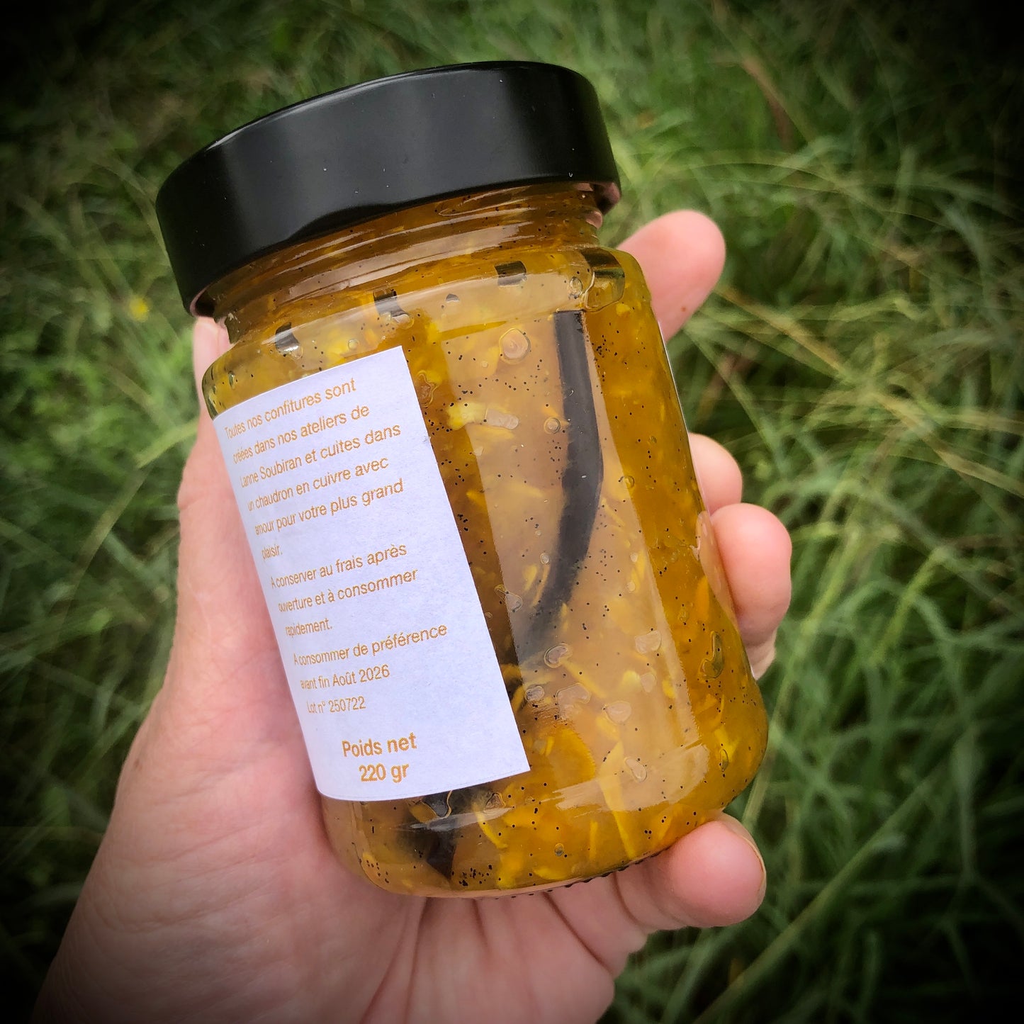 Confiture courgettes jaunes / vanille / Ecorces de citron jaune