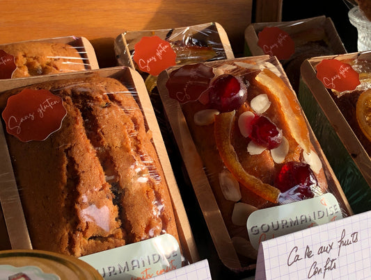 Cake aux fruits confits sans gluten