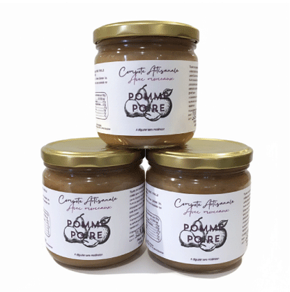 Compote Pomme/poire Fruits en morceaux