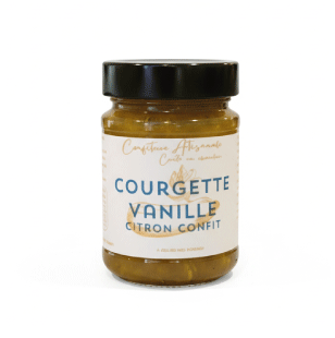 Confiture courgettes jaunes / vanille / Ecorces de citron jaune