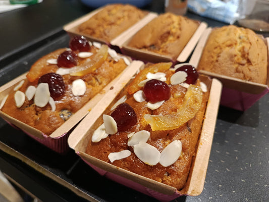 Cake aux fruits confits sans gluten